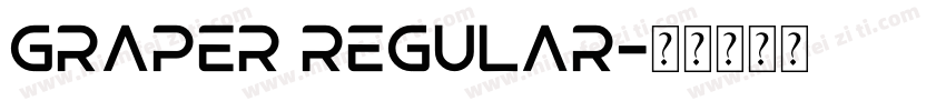graper Regular字体转换